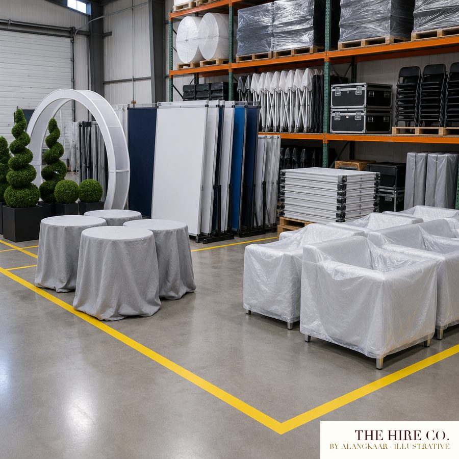 Props & Booth Storage, per m² per month