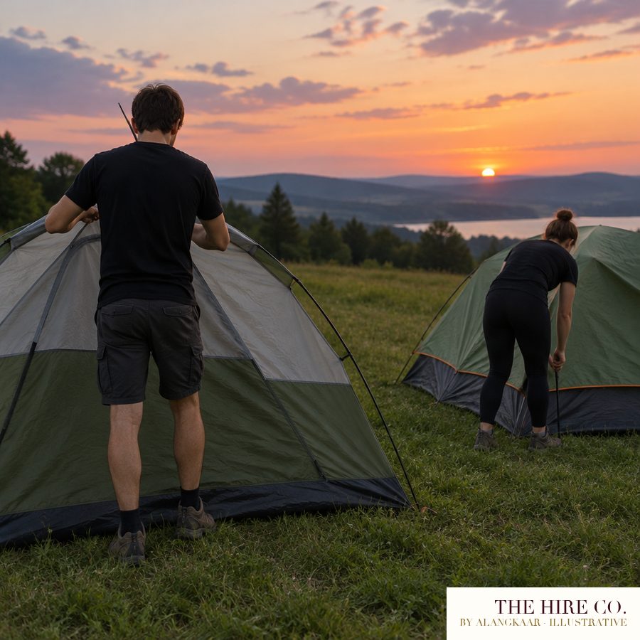 Camping Setup Crew, per 5 tents