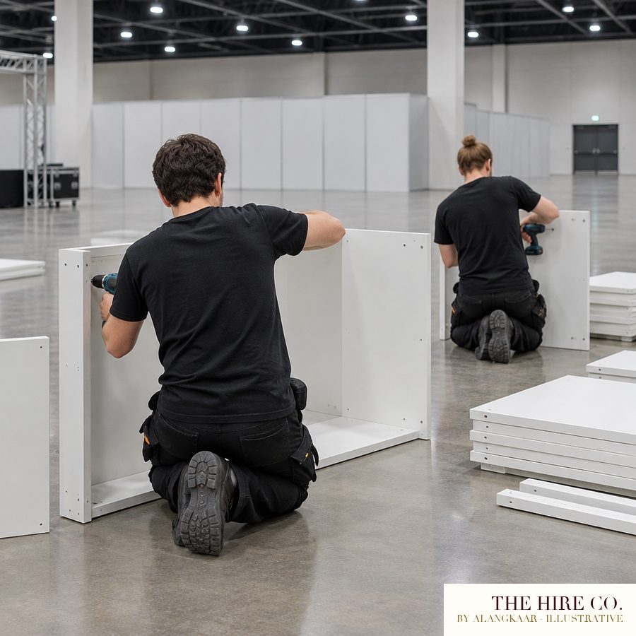 Furniture Assembly Crew, 2 crew, 3 hours
