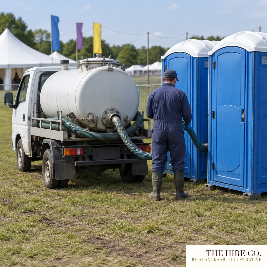 Portable Toilet Servicing, per visit
