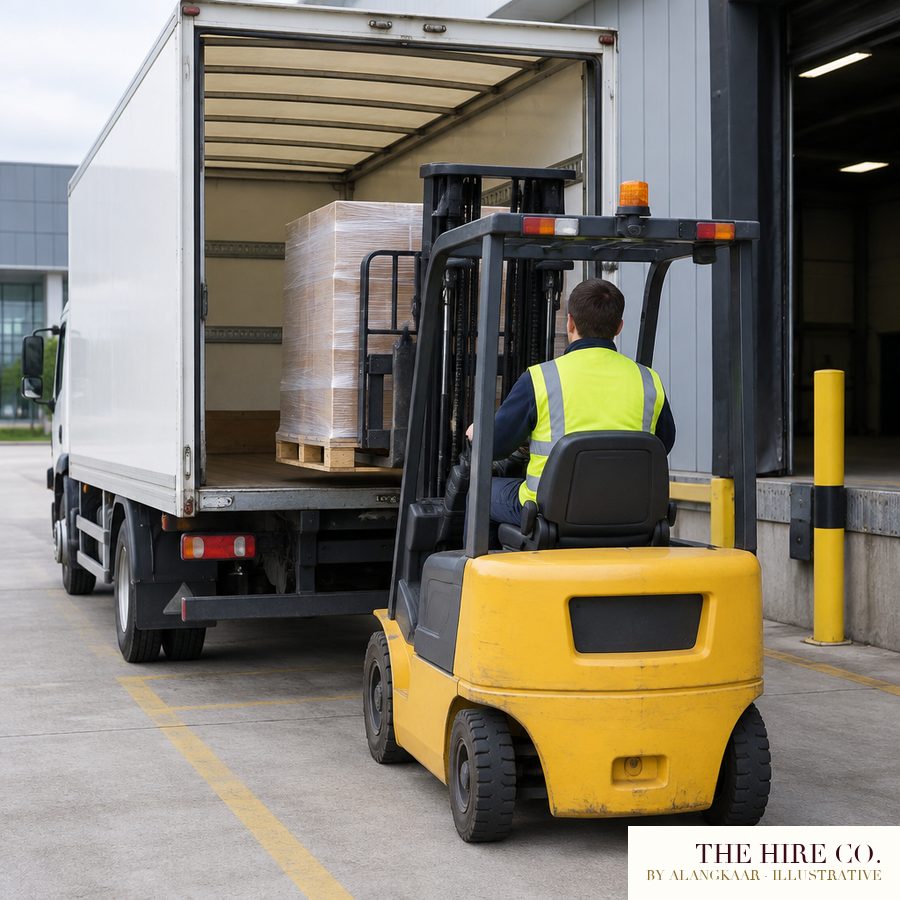 Forklift with Licensed Operator, 4 hours