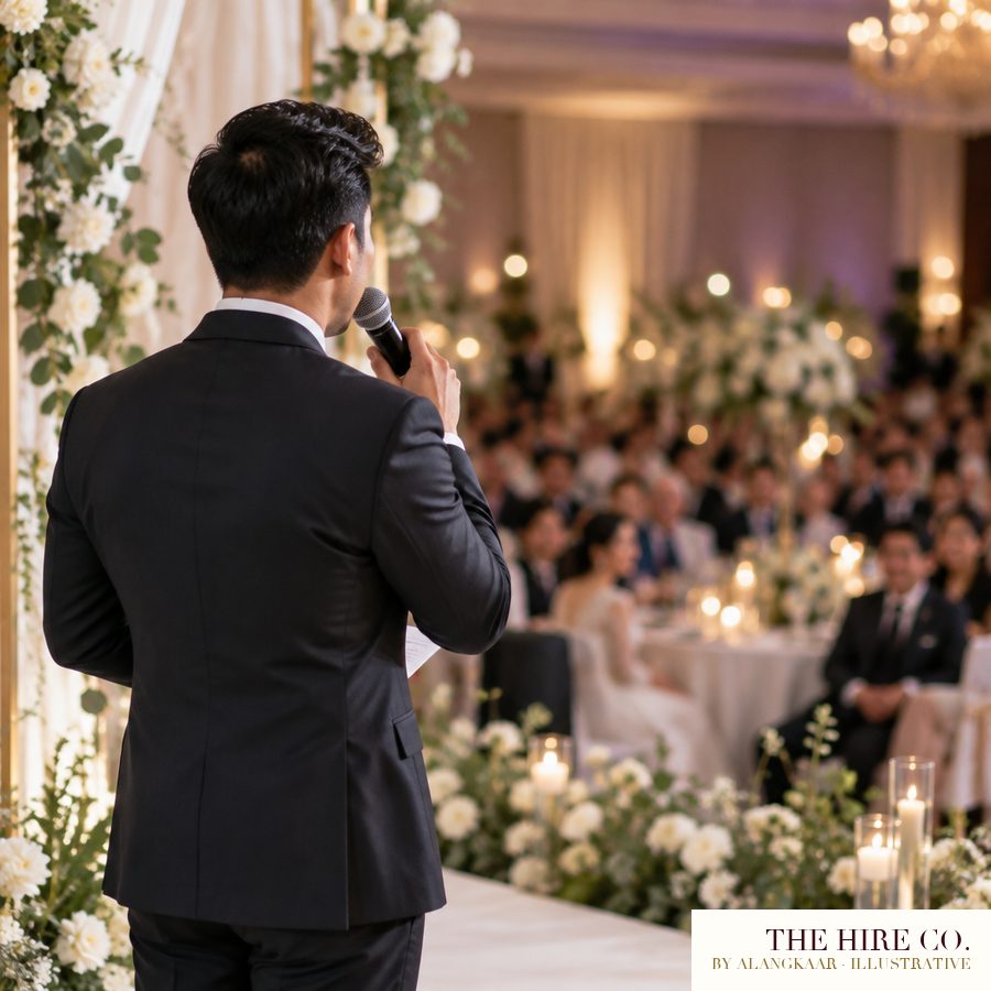 Wedding Emcee, bilingual, 4 hours