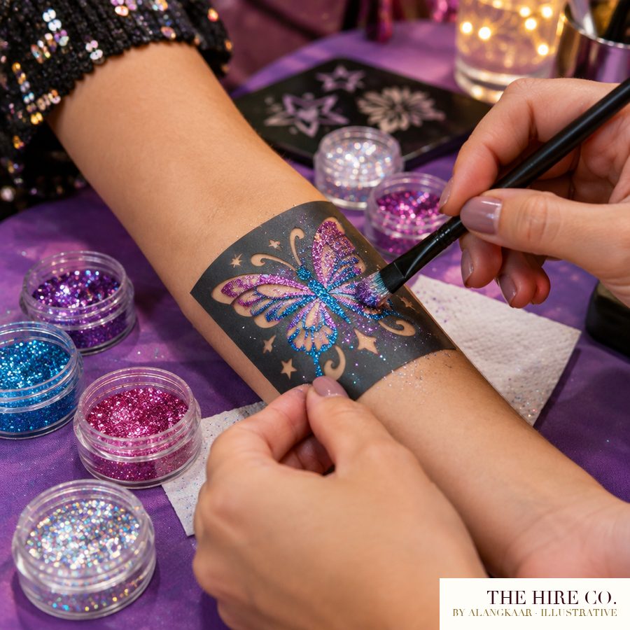 Glitter Tattoo Artist, 2 hours