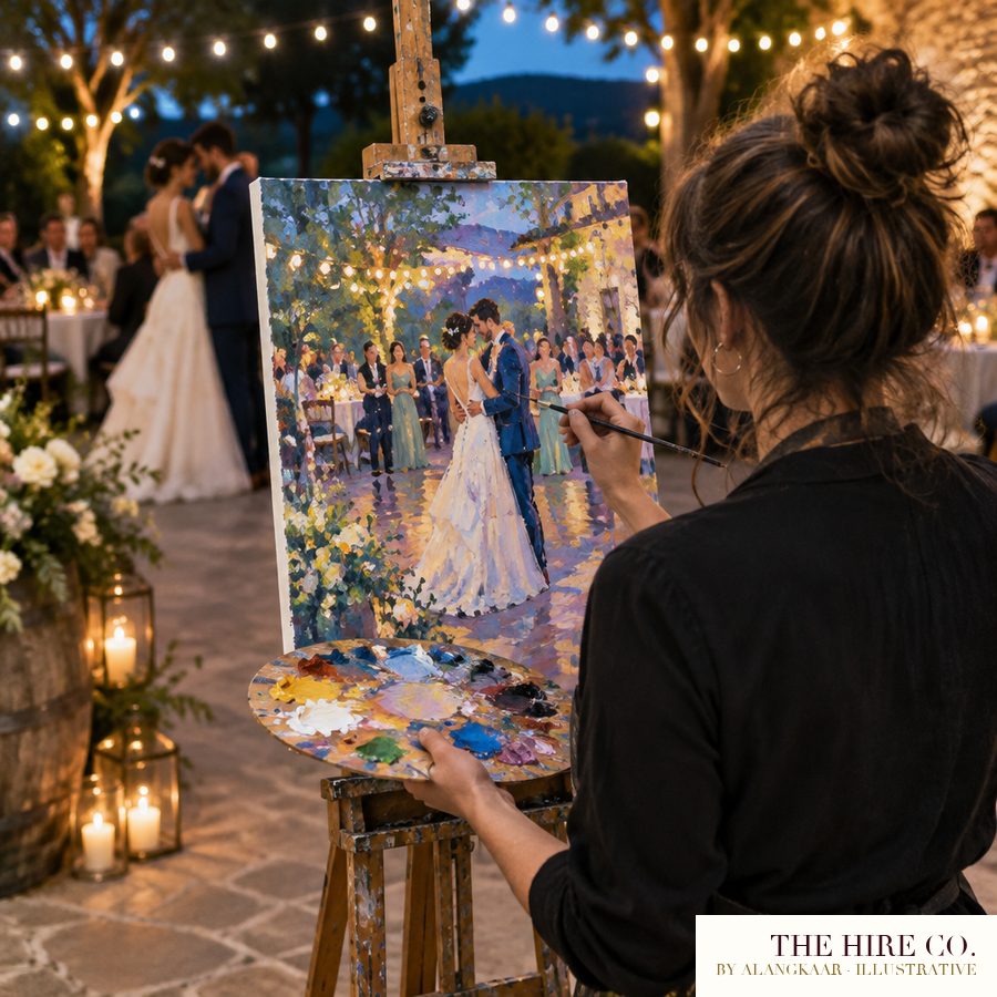 Live Portrait Painter, 3 hours