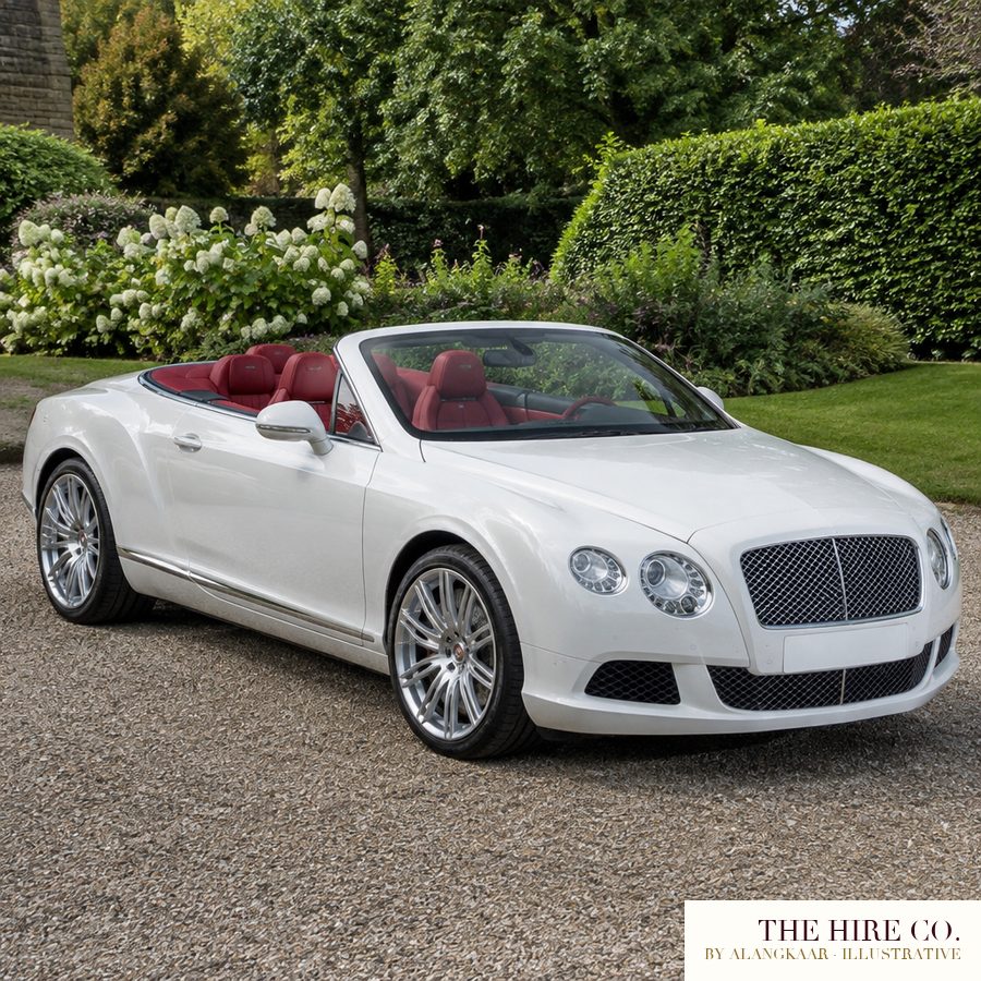 Bridal Car: Bentley Continental GT Convertible, 8 hours