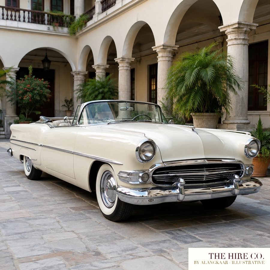 Vintage Classic Car with Chauffeur, 3 hours