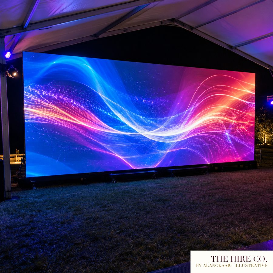 LED Screen 6 × 3 m (P2.6 outdoor), 1 day