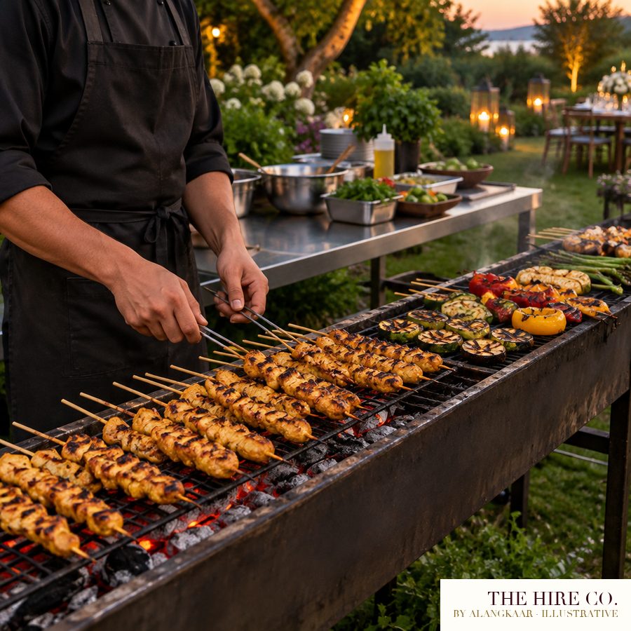 Barbecue Station with Chef