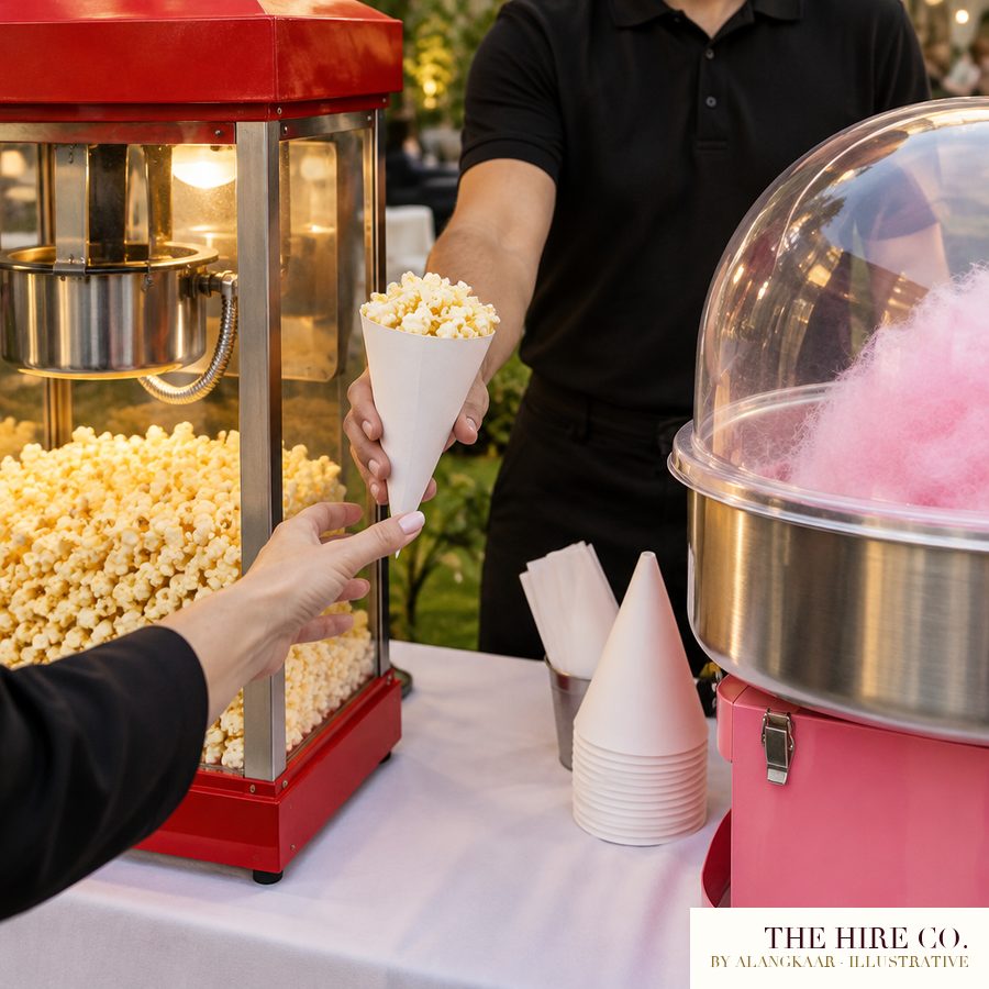 Popcorn & Candy Floss with Attendant