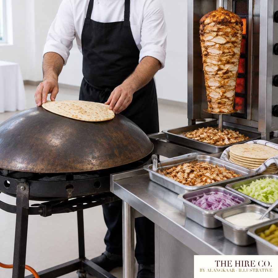 Saj & Shawarma Live Station with Chef