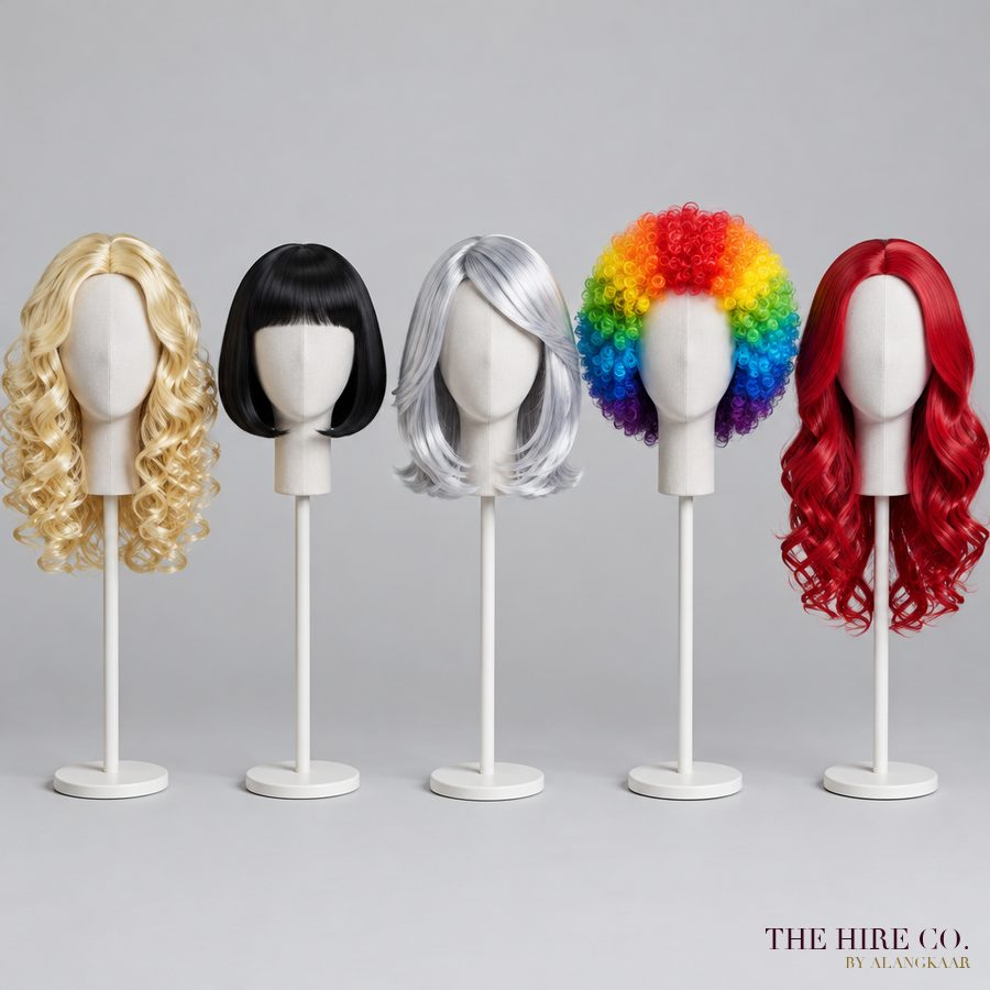 Party Wig Set, assorted (5)