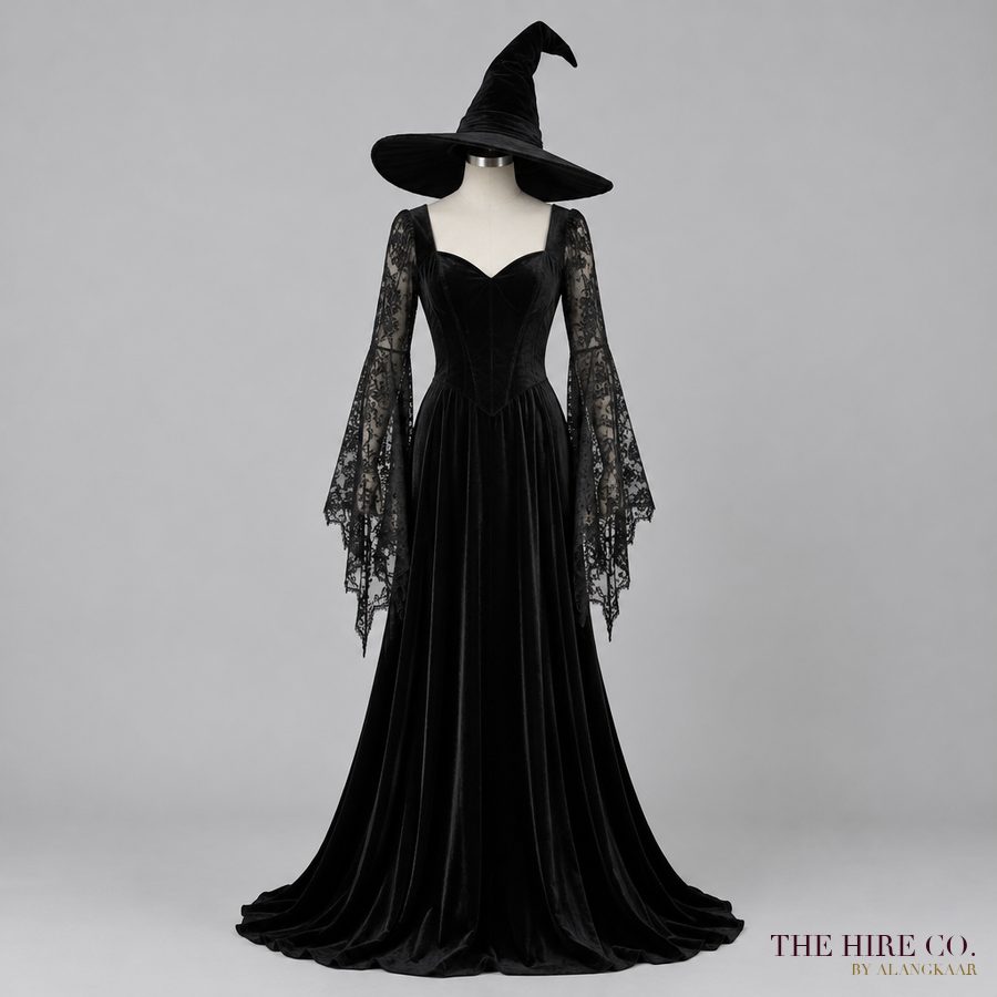 Velvet Witch Costume, deluxe