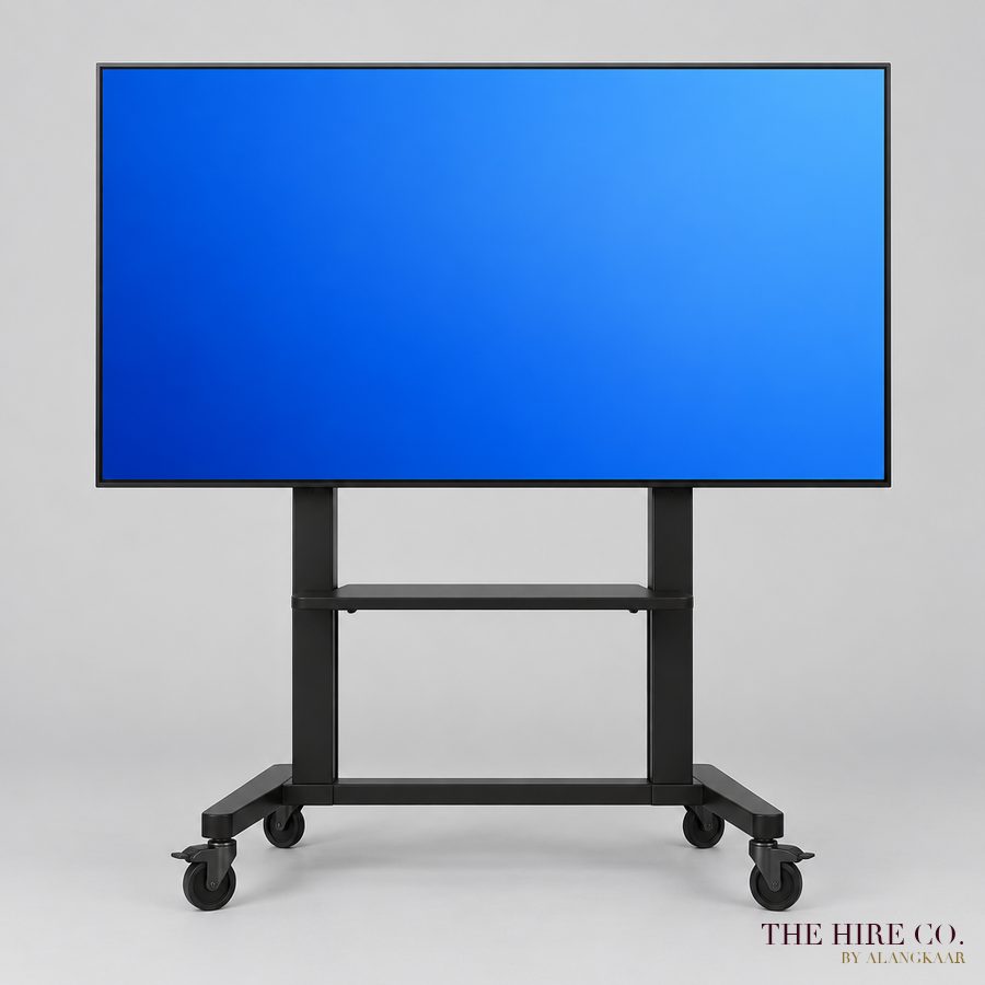85-inch TV on Floor Stand