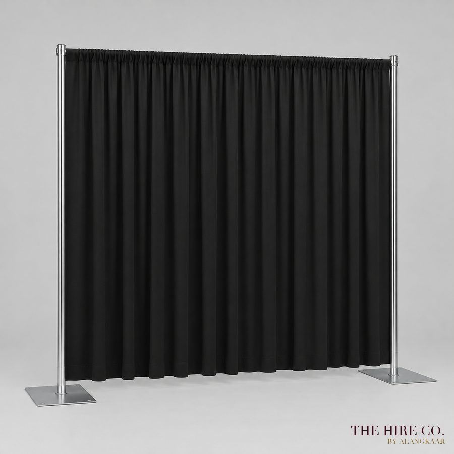 Pipe & Drape 3 m, black
