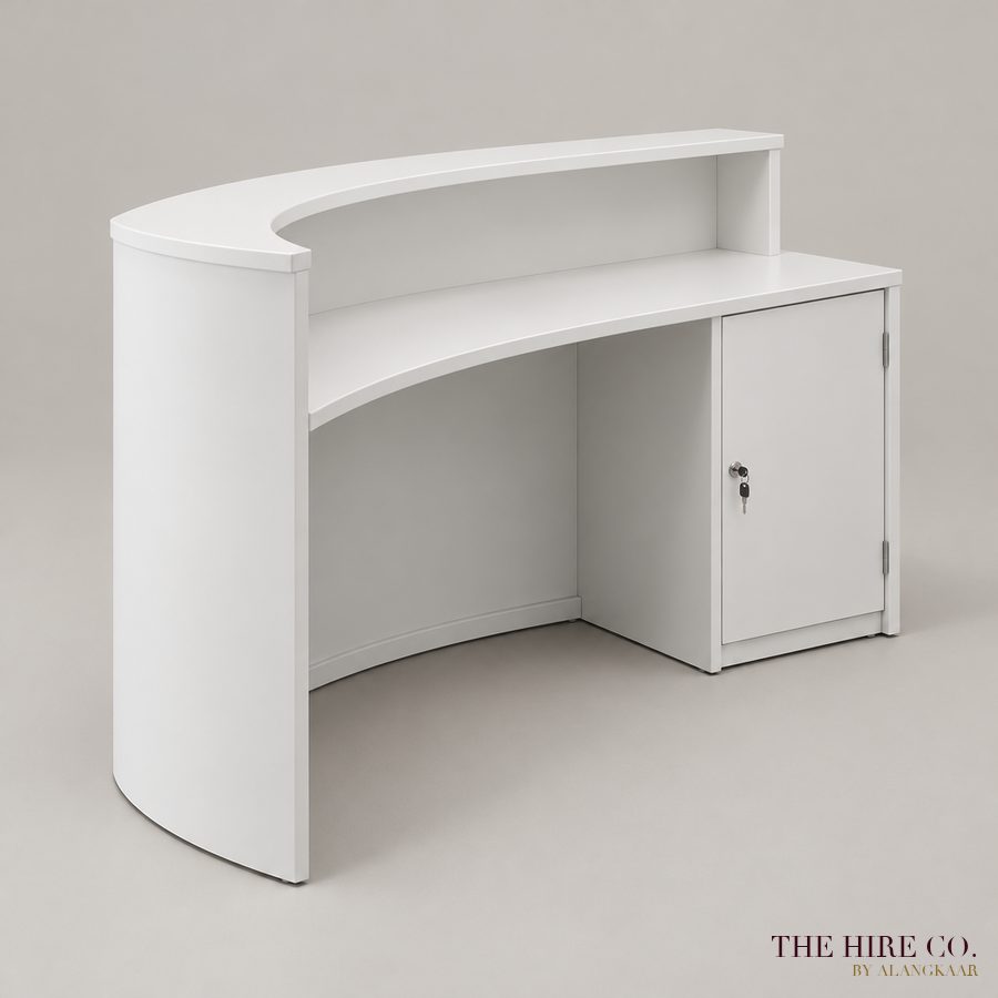 Curved Lockable Counter