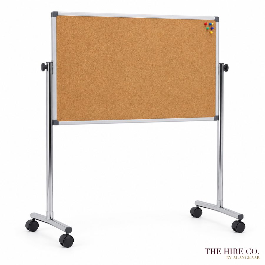 Cork Notice Board on Stand 1.2 m
