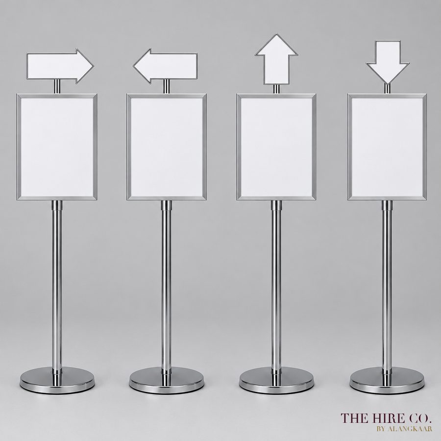 Directional Floor-Stand Signs A3 (set of 4)