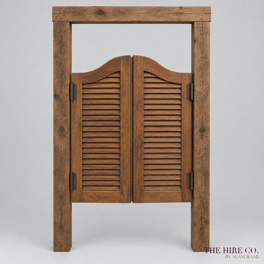 Western Saloon Swing Doors on Frame