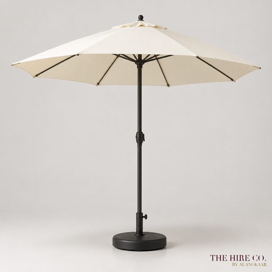 Outdoor Parasol 3 m with base