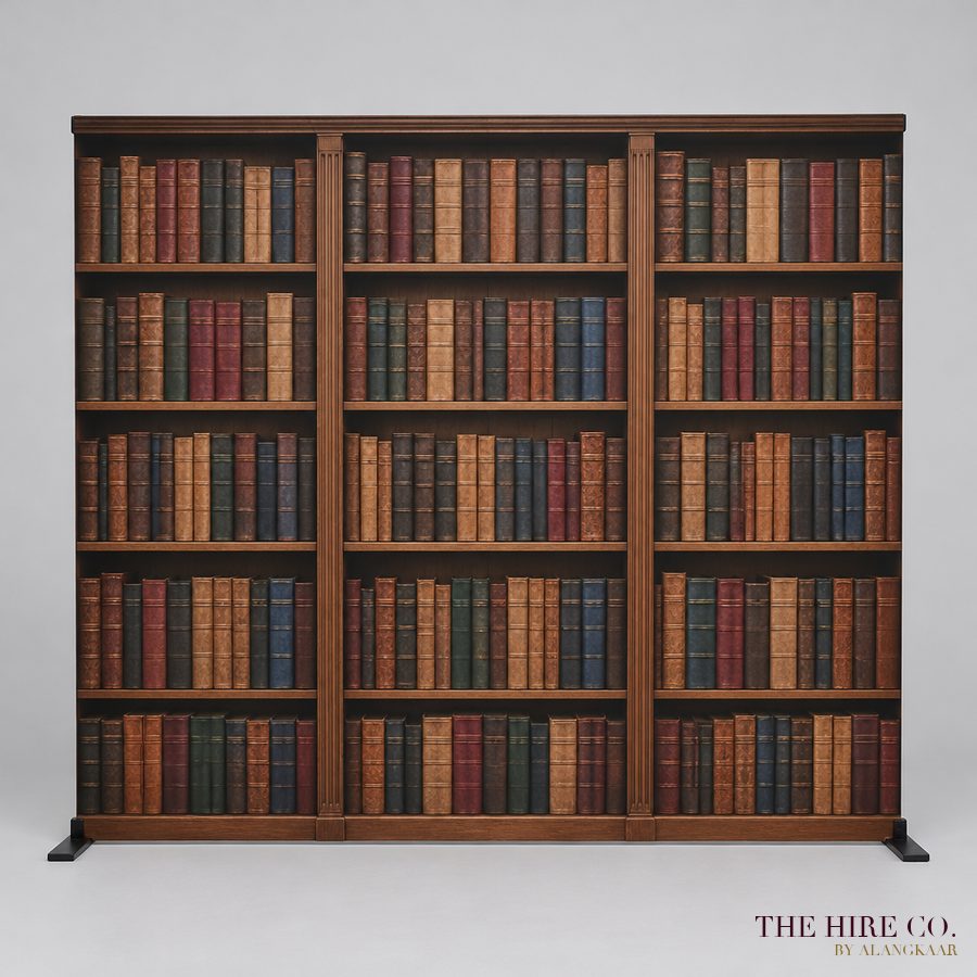 Library Book Wall Backdrop 2.4 m