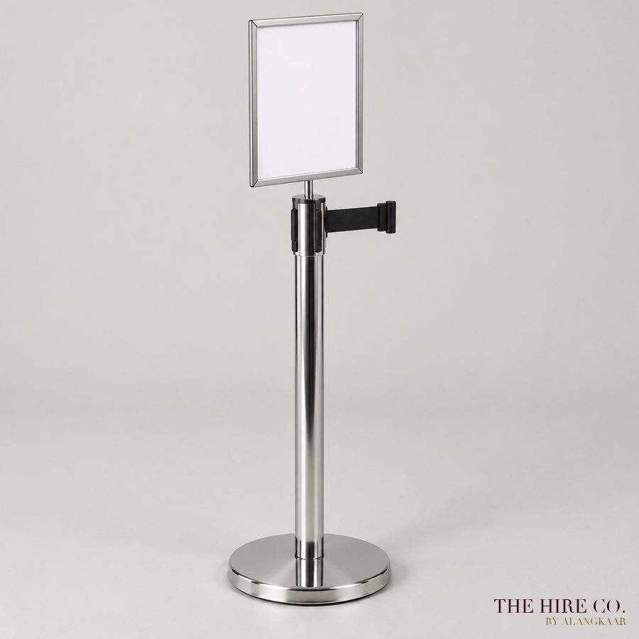 Queue Pole Sign Holder A3