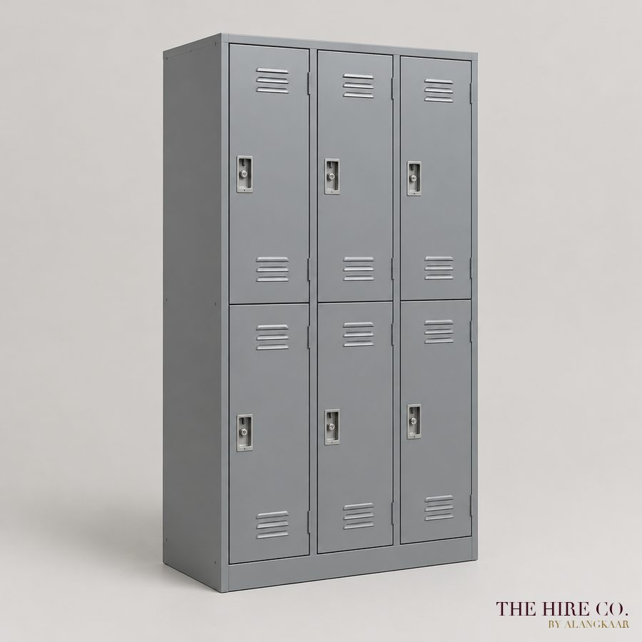 Metal Locker, 6 doors