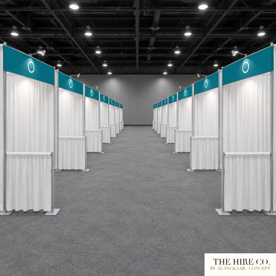Branded Pipe & Drape Exhibition Row