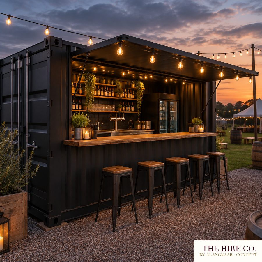 Container Pop-Up Bar, 20 ft