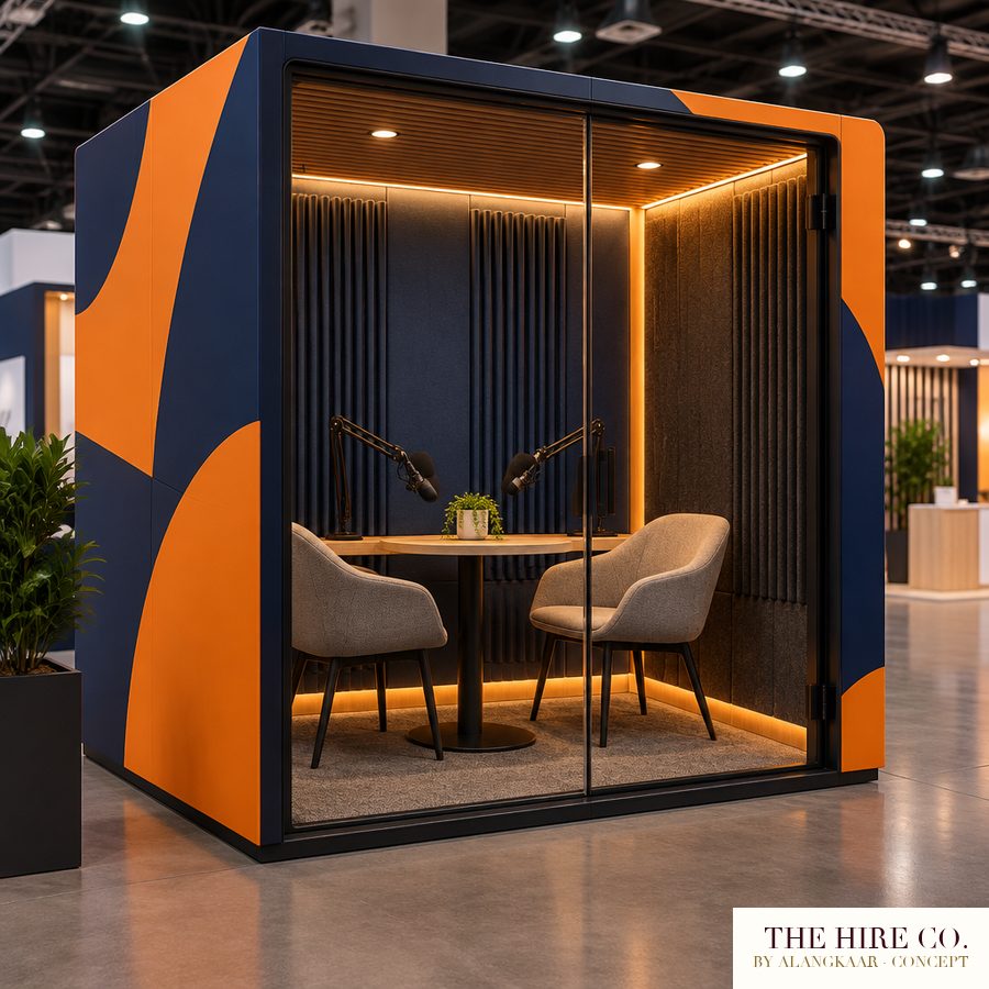 Branded Podcast Booth