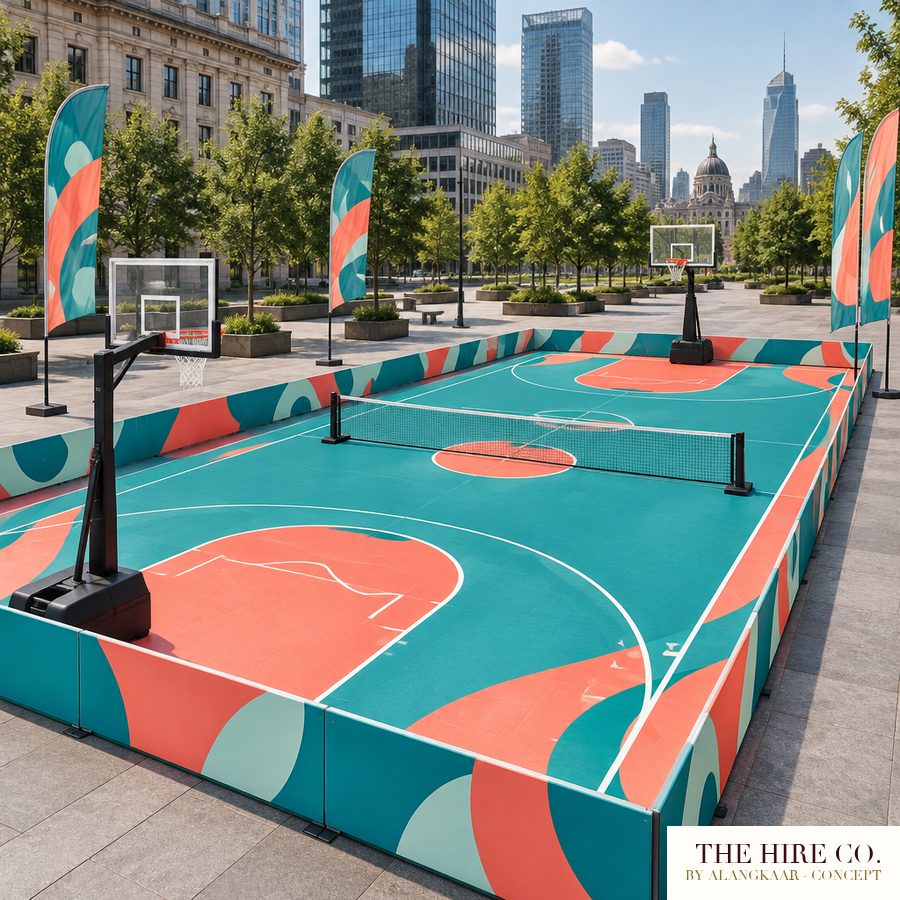 Branded Pop-Up Sports Court