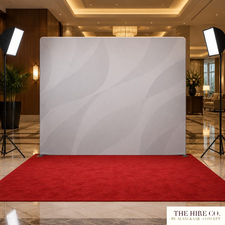 Media Wall 3 × 2.4 m, printed
