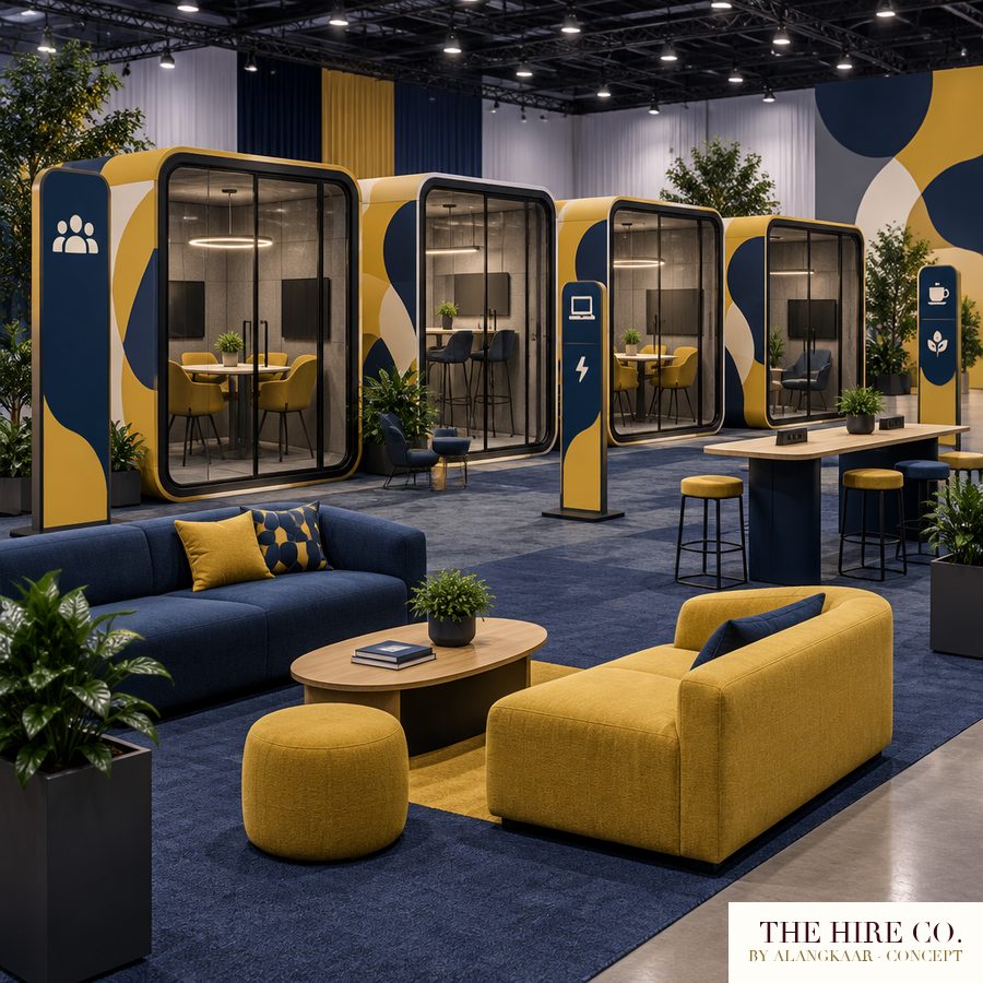 Branded Meeting Pod Village