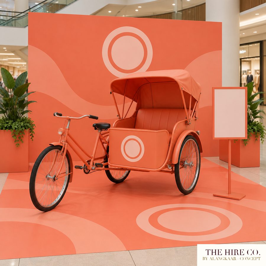 Branded Trishaw Photo Corner