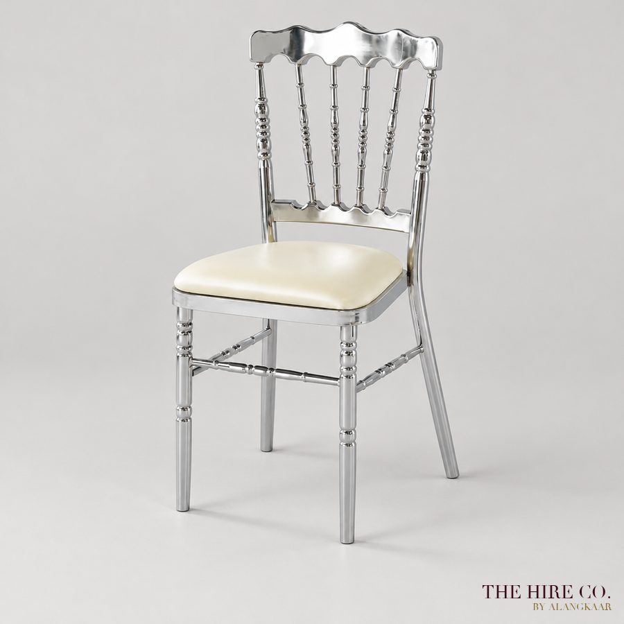Silver Napoleon Chair