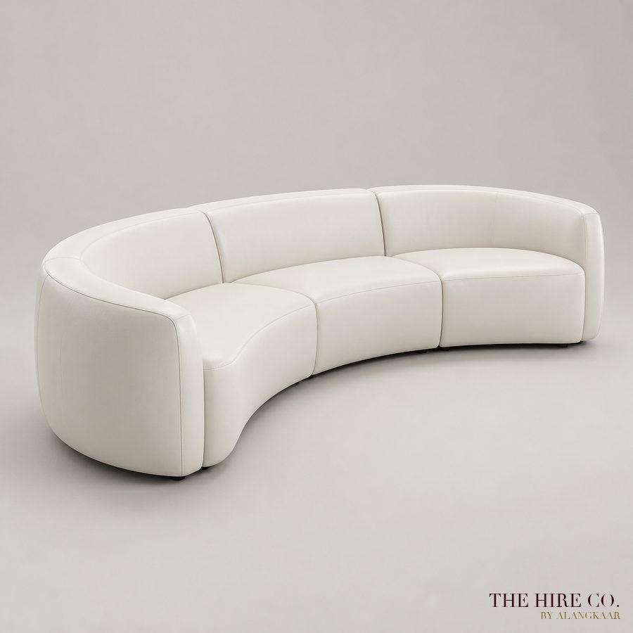 C-Shape Three-Seater Sofa