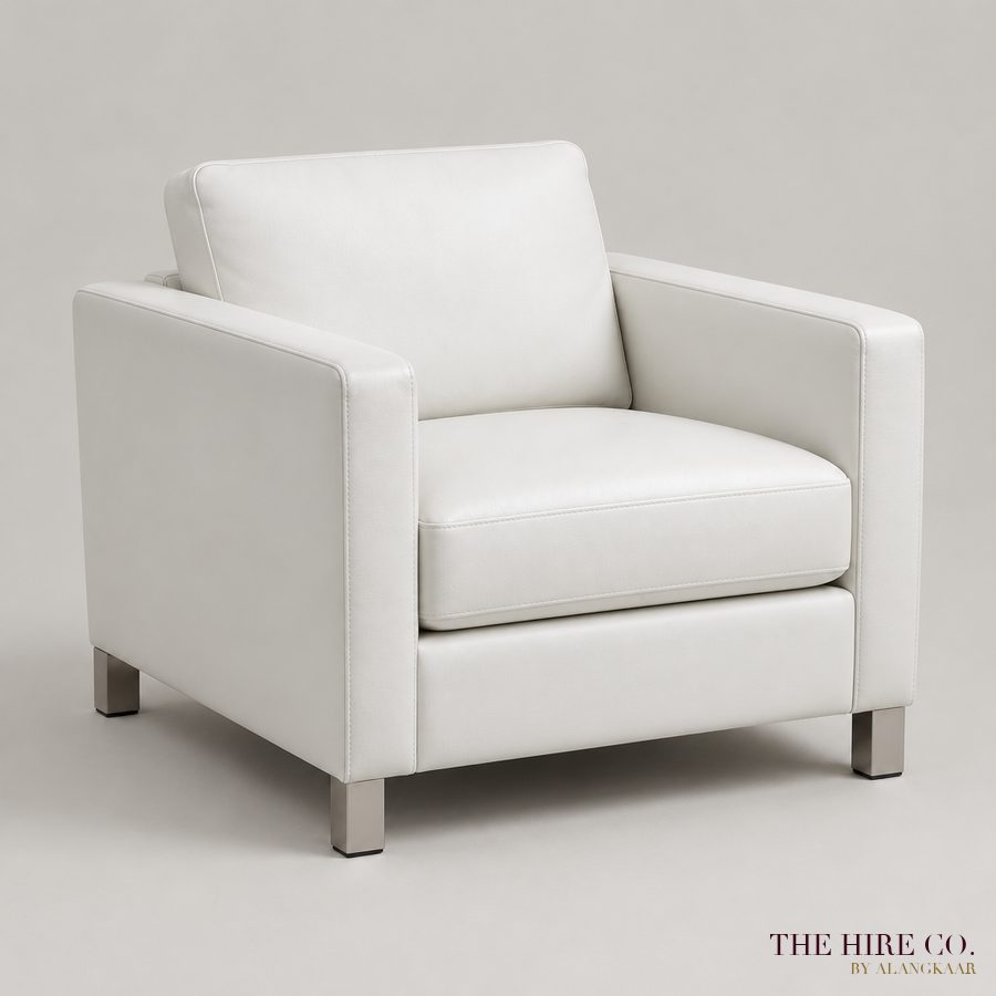 Lounge Armchair, white