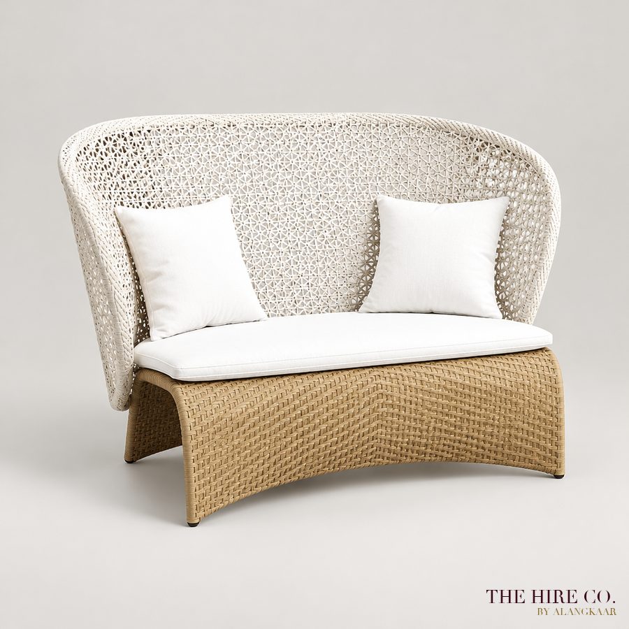 Outdoor Rattan Two-Seater