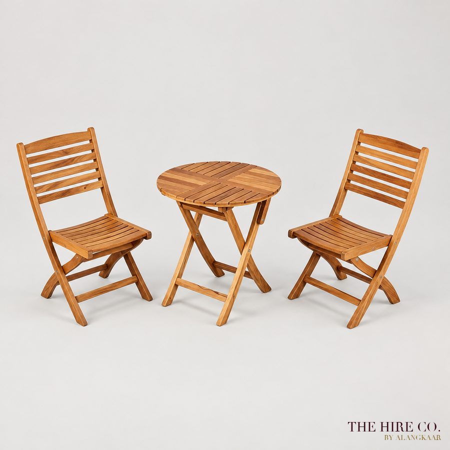 Teak Outdoor Dining Set (table + 4 chairs)