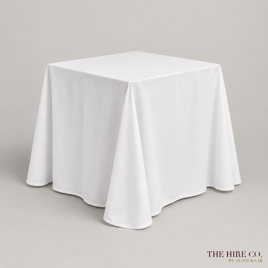 Square Linen Table 3 ft (table + cloth)