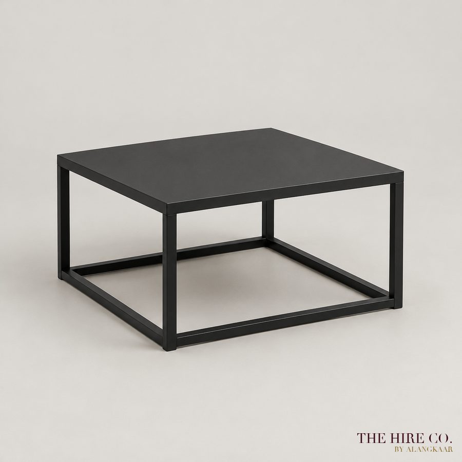 Square Coffee Table, black