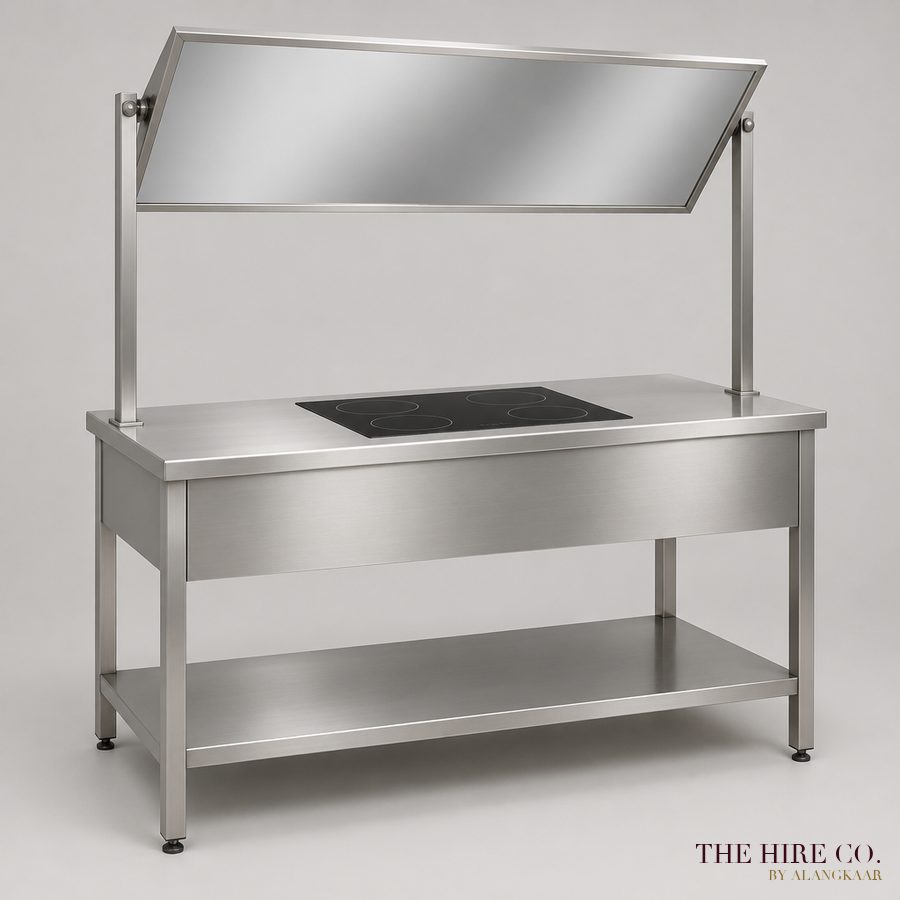 Cooking Demo Table with Mirror