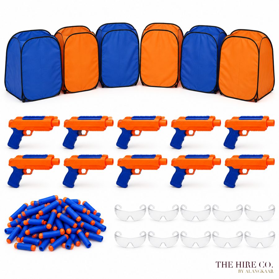 Foam Dart Blaster Battle Kit for 10