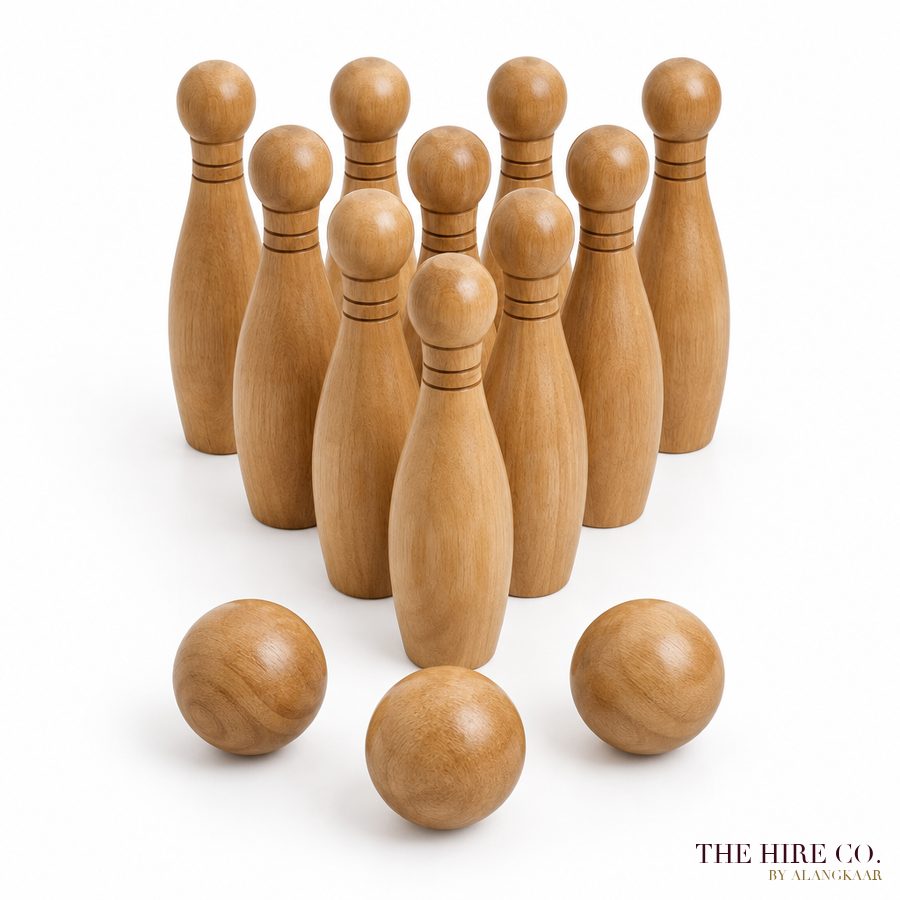 Wooden Skittles Set
