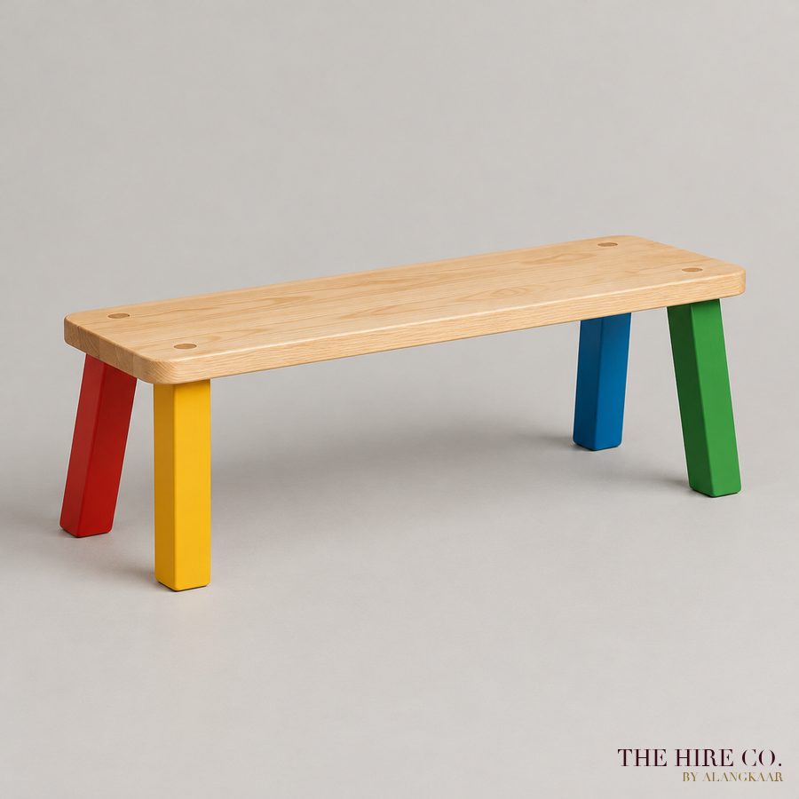 Kids Bench 1 m, colourful