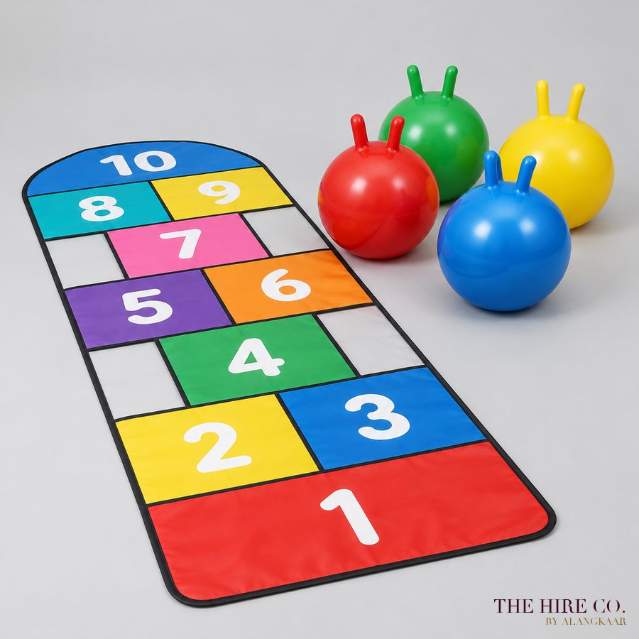 Hopscotch Mat & Space Hoppers Set