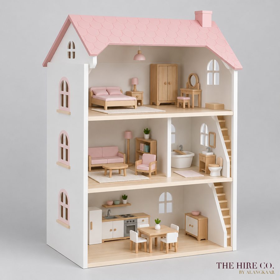 Wooden Doll House, large