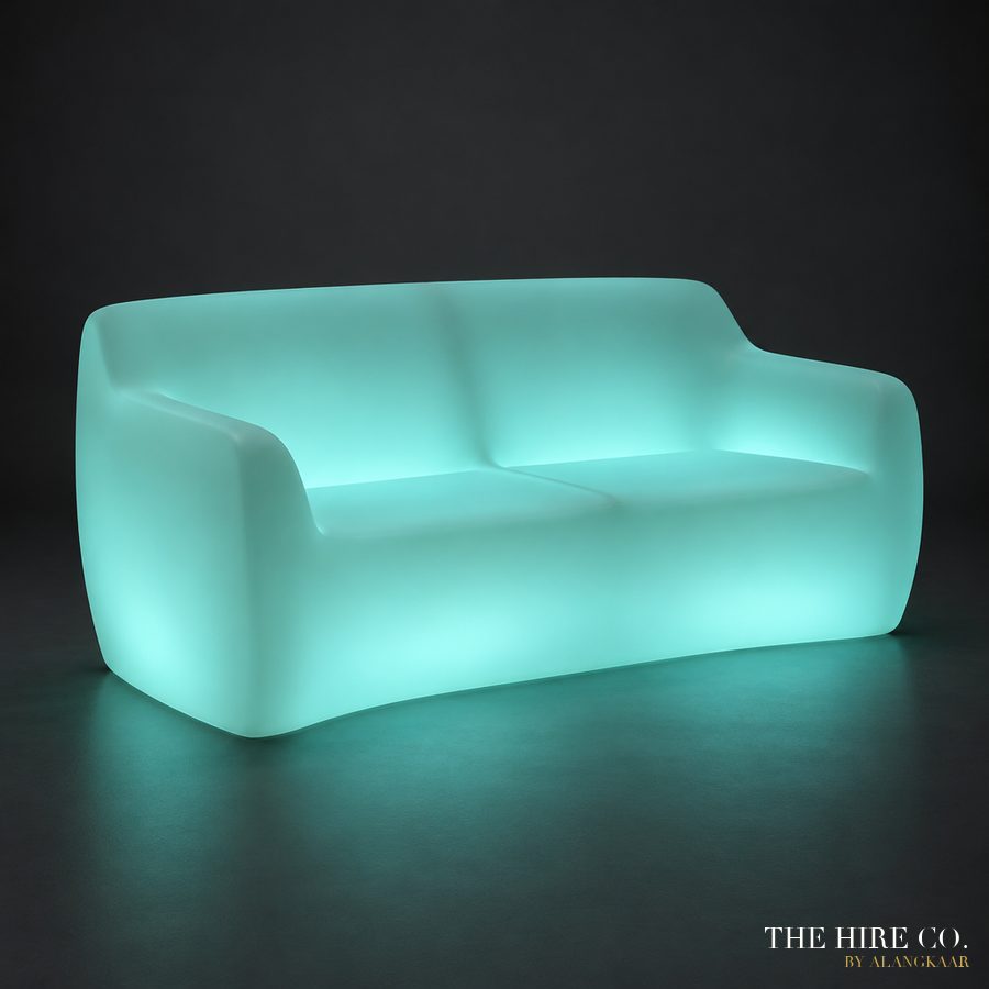 LED Two-Seater Sofa