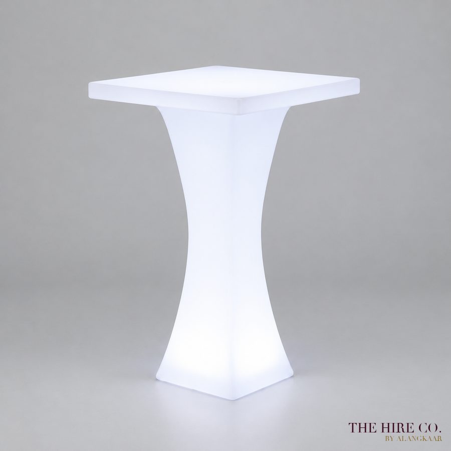 LED Square High Table 110 cm