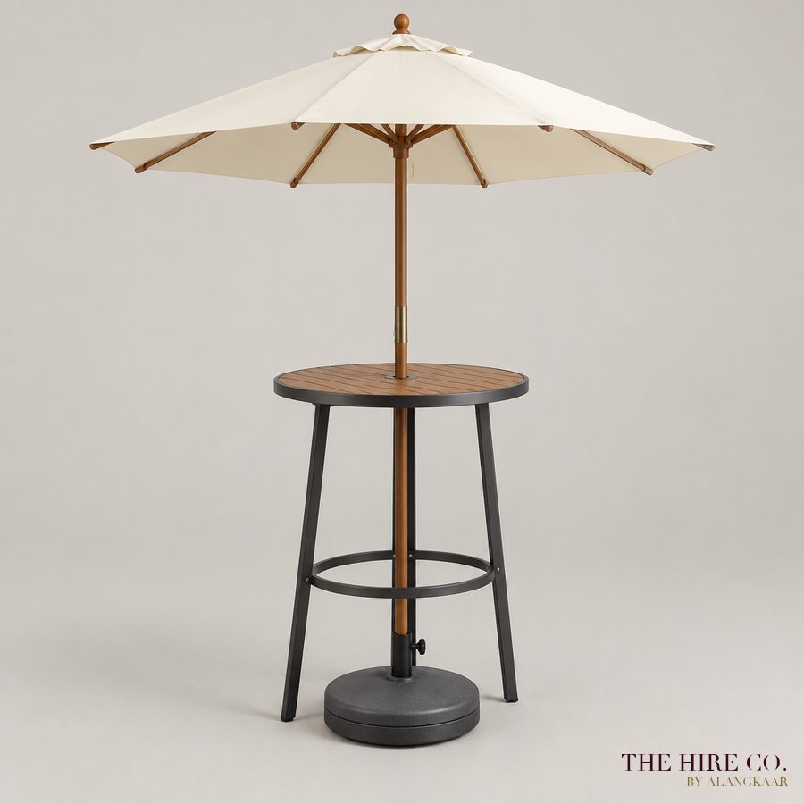 Outdoor Bar Table with Umbrella