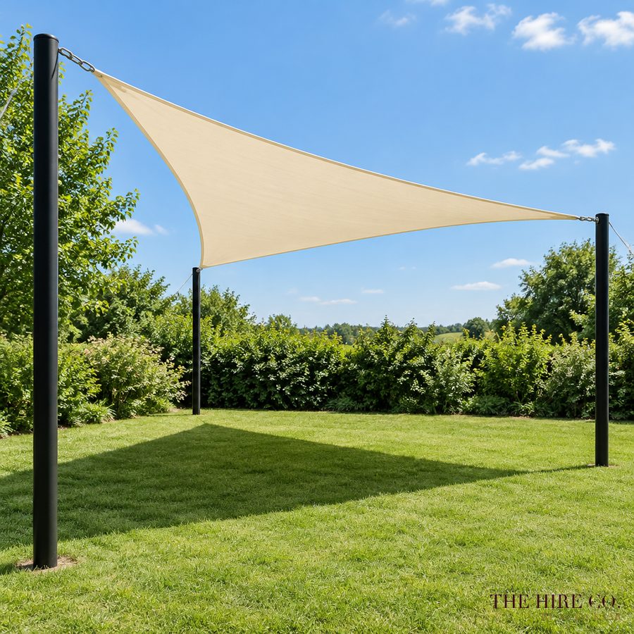 Shade Sail 5 m with Poles